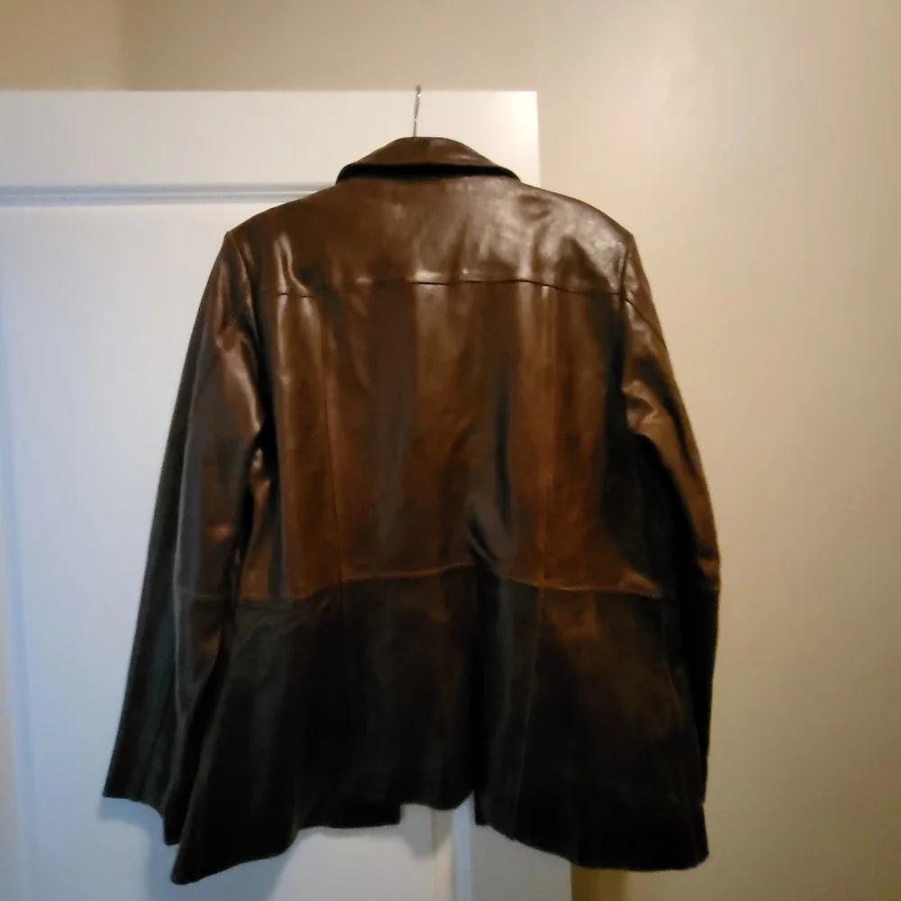 Wilsons Leather Dark Brown Jacket - Picture 2 of 9